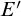 upper E prime