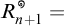 R sub n plus 1 super theta equals