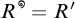 R with a degree symbol equals R prime.
