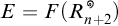E equals F open parenthesis R sub n plus 2 to the circle power close parenthesis.