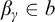 beta Subscript gamma Baseline element of b