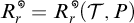 R sub r super degree equals R sub r super degree open parenthesis tau comma P close parenthesis.