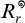 R sub r super circle with dot