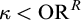 kappa less than upper O upper R Superscript upper R