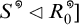 S superscript infinity open triangle left R sub 0 superscript infinity close bracket