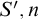 upper S prime comma n