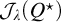 upper J Subscript lamda Baseline left parenthesis upper Q Superscript star Baseline right parenthesis