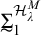 Summation of H sub lambda from lambda equals one to M.