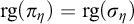 r g left parenthesis pi Subscript eta Baseline right parenthesis equals r g left parenthesis sigma Subscript eta Baseline right parenthesis