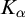 upper K Subscript alpha