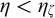 eta less than eta Subscript zeta