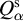 upper Q Subscript alpha Superscript s