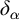 delta Subscript alpha