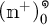 Open parenthesis n plus close parenthesis sub zero super nine.