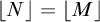 backslash l comma f comma l comma o comma o r upper N comma r comma f comma l comma o backslash o r equals backslash l comma f comma l comma o comma o r upper M comma r comma f comma l comma o backslash o r