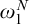 omega 1 Superscript upper N