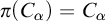 pi left parenthesis upper C Subscript alpha Baseline right parenthesis equals upper C Subscript alpha