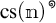 c s open parenthesis n close parenthesis to the theta power