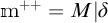 m double plus equals M absolute value delta