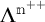 Capital Lambda m to the plus plus power