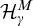 upper H Subscript gamma Superscript upper M