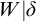 upper W vertical bar delta