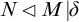 upper N white left pointing triangle upper M vertical bar delta