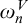 omega Subscript n Superscript upper V