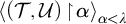 less than left parenthesis script upper T comma script upper U right parenthesis backslash exclamation mark up harpoon with barb right backslash exclamation mark alpha greater than Subscript alpha less than lamda