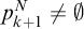 p Subscript k plus 1 Superscript upper N Baseline not equals backslash emptyset