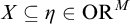 upper X subset of or equal to eta element of upper O upper R Superscript upper M