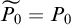upper P 0 overtilde equals upper P 0