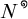 N to the degree symbol power