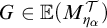 upper G element of double struck upper E left parenthesis upper M Subscript eta Sub Subscript alpha Subscript Superscript script upper T Baseline right parenthesis