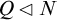 upper Q white left pointing triangle upper N