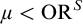 mu less than upper O upper R Superscript upper S