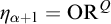 eta Subscript alpha plus 1 Baseline equals upper O upper R Superscript upper Q