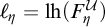 script l Subscript eta Baseline equals l h left parenthesis upper F Subscript eta Superscript script upper U Baseline right parenthesis