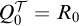 upper Q 0 Superscript script upper T Baseline equals upper R 0
