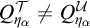 upper Q Subscript eta Sub Subscript alpha Superscript script upper T Baseline not equals upper Q Subscript eta Sub Subscript alpha Superscript script upper U
