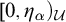 left bracket 0 comma eta Subscript alpha Baseline right parenthesis Subscript script upper U