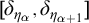 delta Subscript eta Sub Subscript alpha Subscript Baseline comma delta Subscript eta Sub Subscript alpha plus 1 Subscript Baseline