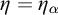 eta equals eta Subscript alpha