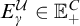 upper E Subscript gamma Superscript script upper U Baseline element of double struck upper E Subscript plus Superscript upper C