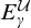 upper E Subscript gamma Superscript script upper U