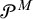 upper P Superscript upper M
