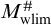 upper M Subscript w l i m Superscript number sign