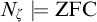 upper N Subscript zeta Baseline models upper Z upper F upper C