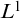 upper L Superscript 1