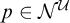 p element of upper N Superscript script upper U